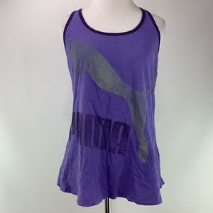 Ladies Puma racer back workout tank top